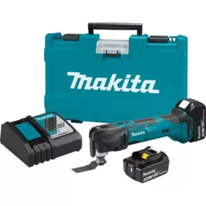 Makita 18-Volt LXT Lithium-Ion Cordless Multi-Tool Kit with bonus 18-Volt LXT Lithium-Ion High Capacity Battery Pack 5.0Ah