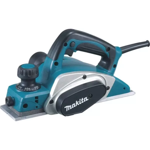 Makita 6.5 Amp 3-1/4 in. Corded Planer Kit with Blade Set, Hard Case