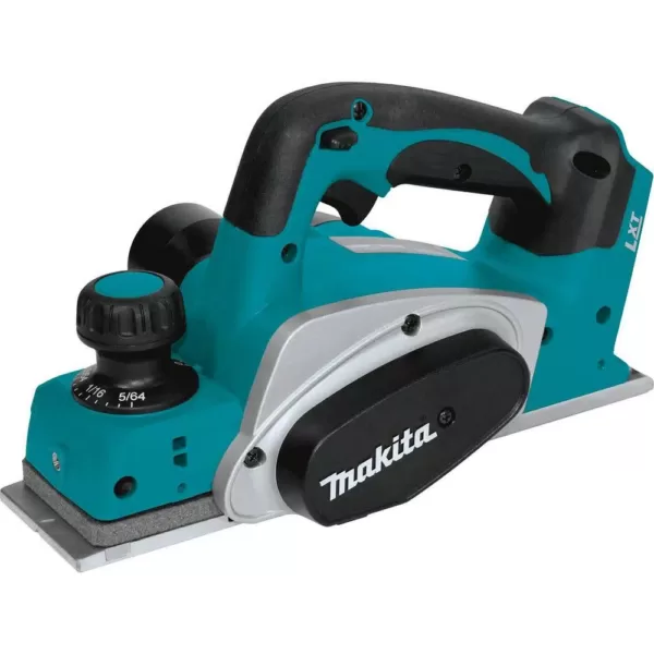 Makita 18V LXT Lithium-Ion Cordless 3-1/4 in. Planer, Tool Only with bonus 18-Volt 5.0Ah LXT Lithium-Ion Battery