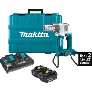 Makita 18-Volt X2 LXT Lithium-Ion 36-Volt Brushless Cordless Shear Wrench Kit 5.0 Ah