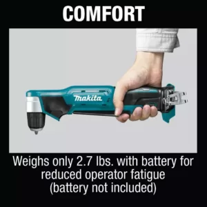 Makita 12-Volt MAX CXT Lithium-Ion Cordless 3/8 in. Right Angle Drill (Tool-Only)