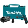 Makita 7.2-Volt Lithium-Ion 1/4 in. Cordless Hex Driver-Drill Kit with Auto-Stop Clutch