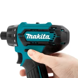 Makita 12-Volt max CXT Lithium-Ion Cordless1/4 in. Hex Screwdriver Kit, 2.0Ah