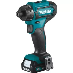 Makita 12-Volt max CXT Lithium-Ion Cordless1/4 in. Hex Screwdriver Kit, 2.0Ah