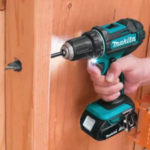 Makita 18-Volt LXT Lithium-Ion Cordless 1/2 in. XPT Drill/Driver Kit with Two 2.0 Ah Batteries Charger and Hard Case