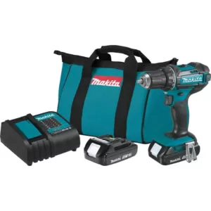 Makita 1.5 Ah 18-Volt LXT Lithium-Ion Compact Cordless 1/2 in. Driver Drill Kit