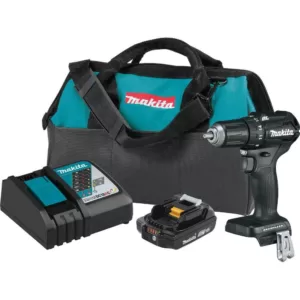 Makita 18-Volt 2.0Ah LXT Lithium-Ion Sub-Compact Brushless Cordless 1/2 in. Driver-Drill Kit