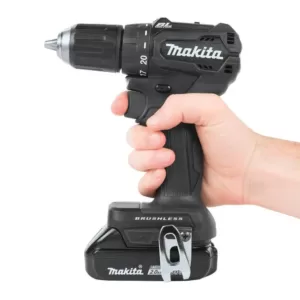 Makita 18-Volt 2.0 Ah LXT Lithium-Ion Sub-Compact Brushless Cordless 1/2 in. Driver Drill Kit