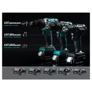 Makita 18-Volt LXT Lithium-Ion Sub-Compact Brushless Cordless 1/2 in. Driver Drill (Tool Only)