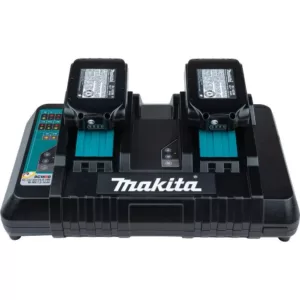 Makita 18-Volt 5.0Ah LXT Lithium-Ion Battery and Dual Port Charger Starter Pack