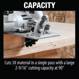 Makita 18-Volt X2 LXT Brushless Cordless Rear Handle 7-1/4 in. Circular Saw with Bonus Recip Saw, 2 Batteries 5.0 Ah