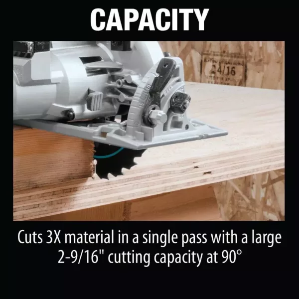 Makita 18-Volt X2 LXT Brushless Cordless Rear Handle 7-1/4 in. Circular Saw with Bonus Recip Saw, 2 Batteries 5.0 Ah