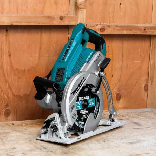 Makita 18-Volt X2 LXT Brushless Cordless Rear Handle 7-1/4 in. Circular Saw with Bonus Recip Saw, 2 Batteries 5.0 Ah