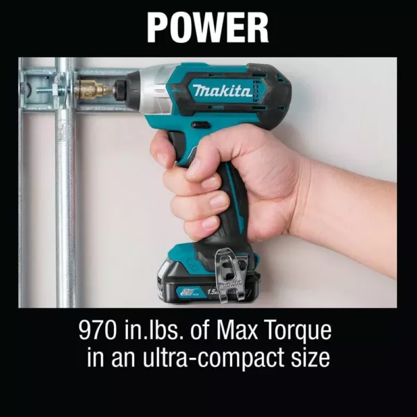 Makita 12-Volt MAX CXT Lithium-Ion Cordless 3/8 in. Drill and Impact Driver Combo Kit with (2) 1.5Ah Batteries Charger and Bag