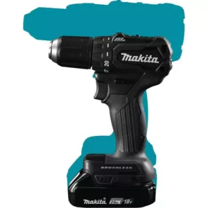 Makita 18V LXT Sub-Compact Brushless 1/2 in. Driver Drill, 6-1/2 in. Circ Saw and Recipro Saw with bonus 18V LXT Starter Pack