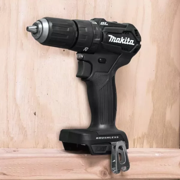 Makita 18V LXT Sub-Compact Brushless 1/2 in. Hammer Driver Drill, Circular Saw and Recipro Saw with bonus 18V LXT Starter Pack