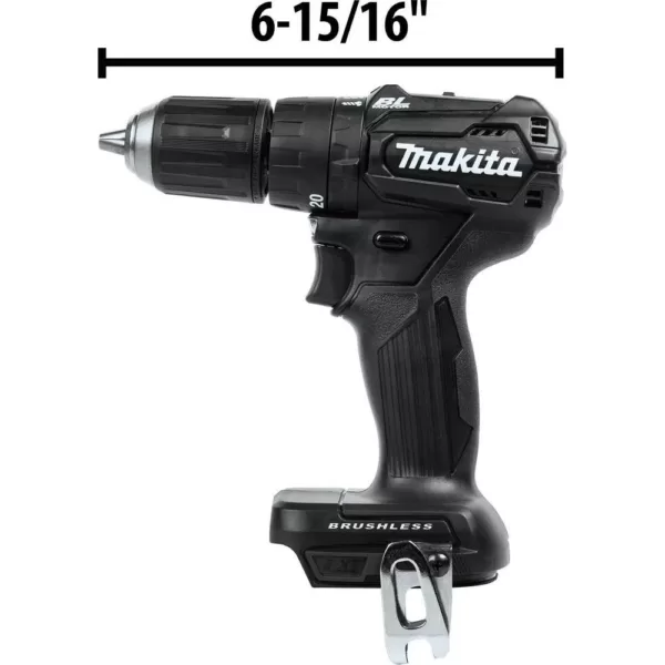 Makita 18V LXT Sub-Compact Brushless 1/2 in. Hammer Driver Drill, Impact Wrench and Circular Saw w/ bonus 18V LXT Starter Pack