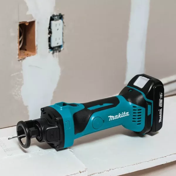 Makita 18-Volt 2.0Ah LXT Lithium-Ion Compact Cordless Combo Kit (2-Piece) (Brushless Drywall Screwdriver/ Cut-Out Tool)