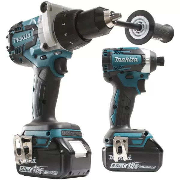 Makita 18-Volt LXT Lithium-ion Brushless Cordless 2-piece Combo Kit (Hammer Drill/ Impact Driver) 5.0Ah