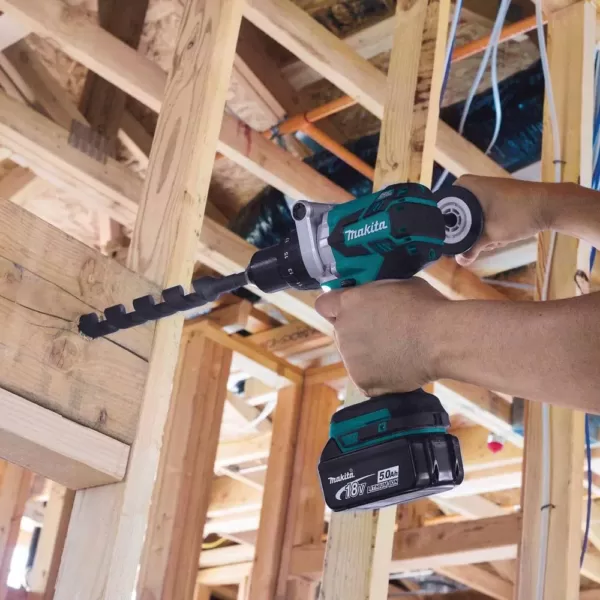 Makita 18V LXT Brushless Cordless 2-piece Combo Kit (Hammer Drill/ Impact Driver) 5.0Ah/Bonus 18V 5.0Ah LXT Lithium-Ion Battery