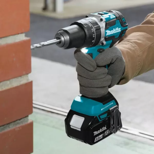 Makita 18-Volt 4-Piece 5.0Ah LXT Lithium-Ion Brushless Cordless Combo Kit Hammer Drill/ Impact Driver/ Recipro Saw/ Flashlight