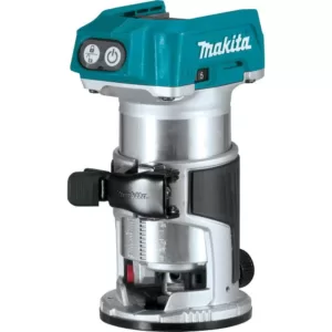 Makita 18-Volt LXT Brushless Compact Router, Jig Saw and 2 Gal. Dust Extractor/Vacuum with bonus 18-Volt LXT Starter Pack