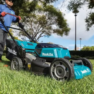 Makita 21 in. 18-Volt X2 (36-Volt) LXT Lithium-Ion Cordless Walk Behind Push Lawn Mower, Tool-Only