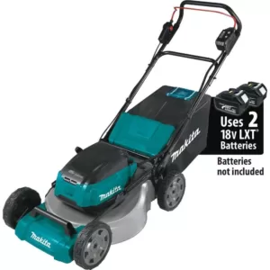 Makita 21 in. 18-Volt X2 (36-Volt) LXT Lithium-Ion Cordless Walk Behind Push Lawn Mower, Tool-Only