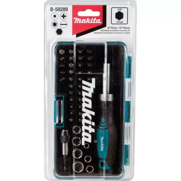 Makita Ratchet and Bit Set (47-Piece)