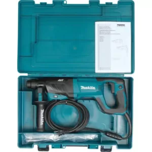 Makita 8 Amp 1 in. Corded SDS-Plus Concrete/Masonry AVT (Anti-Vibration Technology) Rotary Hammer Drill with Handle Hard Case