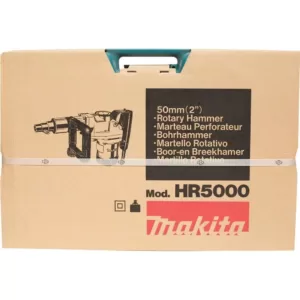 Makita 11 Amp 2 in. Corded Spline Shank Concrete/Masonry Rotary Hammer Drill with Side Handle D-Handle and Hard Case