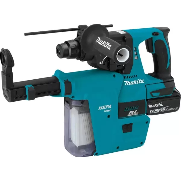 Makita 18V LXT Li-Ion 1 in. Brushless SDS-Plus Rotary Hammer Drill Kit 5.0Ah with bonus 18V LXT Brushless 2-Pc. Combo Kit 5.0Ah