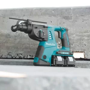 Makita 18-Volt X2 LXT (36-Volt) 1 in. SDS-Plus Rotary Hammer Kit 5.0Ah with Bonus 18V LXT 1/2 in. 3-Speed Impact Wrench