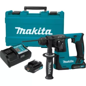 Makita 12-Volt CXT Lithium-Ion Cordless 9/16 in. Rotary Hammer Kit (2.0Ah)