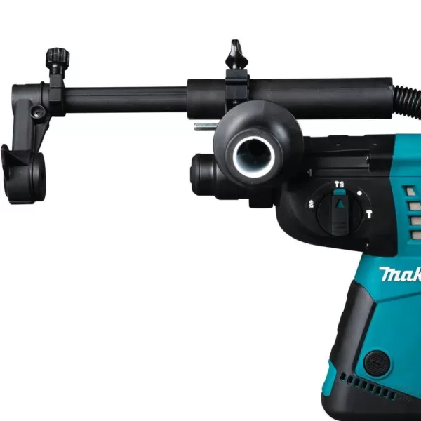 Makita 18V LXT 1 in. Brushless Cordless SDS-Plus Concrete/Masonry Rotary Hammer Drill Kit w/Bonus Dust Extraction Attachment