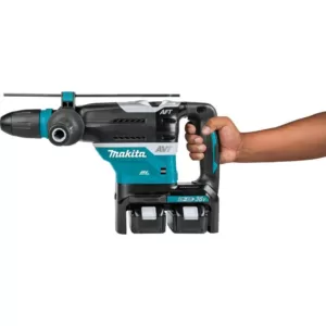 Makita 18-Volt 1-9/16 in. 5.0 Ah X2 LXT Lithium-Ion (36-Volt) Brushless Cordless AVT Rotary Hammer Kit AFT AWS