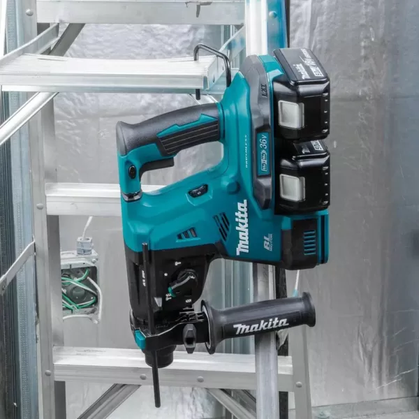 Makita 18-Volt X2 LXT Lithium-Ion 36-Volt 1-1/8 in. Brushless Cordless Rotary Hammer Kit 5.0 Ah