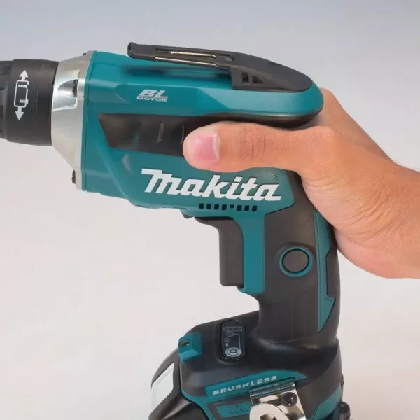 Makita 18-Volt LXT Brushless Cordless Drywall Screwdriver with Push Drive Technology with bonus 18-Volt LXT Battery Pack 5.0Ah