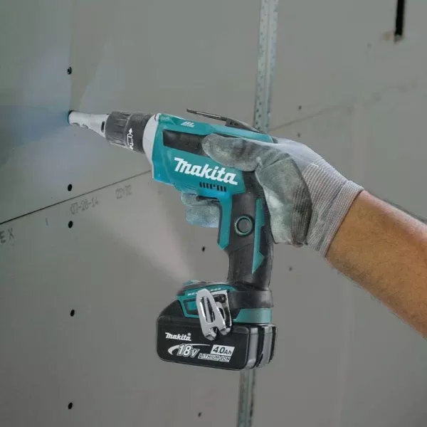 Makita 18-Volt LXT Brushless Cordless Drywall Screwdriver with Push Drive Technology with bonus 18-Volt LXT Battery Pack 5.0Ah