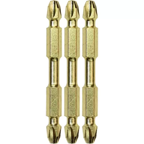 Makita Impact GOLD #3 (2-1/2 in.) Philips Double-Ended Power Bit (3-Piece)