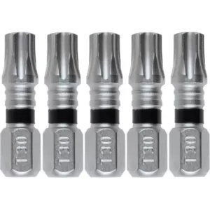 Makita IMPACT XPS T30 Torx 1 in. Insert Bit (5-Pack)