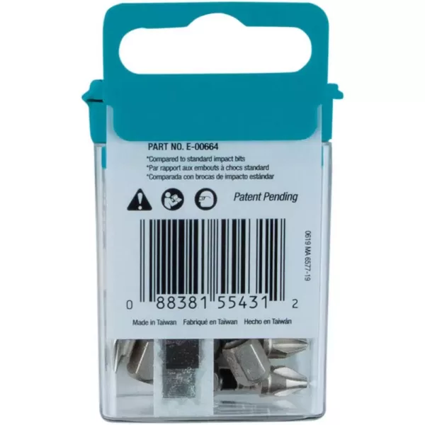 Makita Impact XPS #2 Phillips 1 in. Insert Bit (15-Pack)