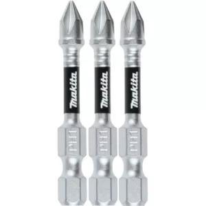 Makita Impact XPS #1 Phillips 2 in. Power Bit (3-Pack)