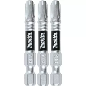 Makita Impact XPS #3 Phillips 2 in. Power Bit (3-Pack)