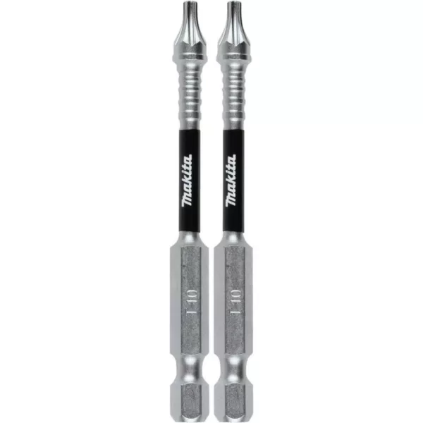 Makita IMPACT XPS T10 Torx 3 in. Power Bit (2-Pack)