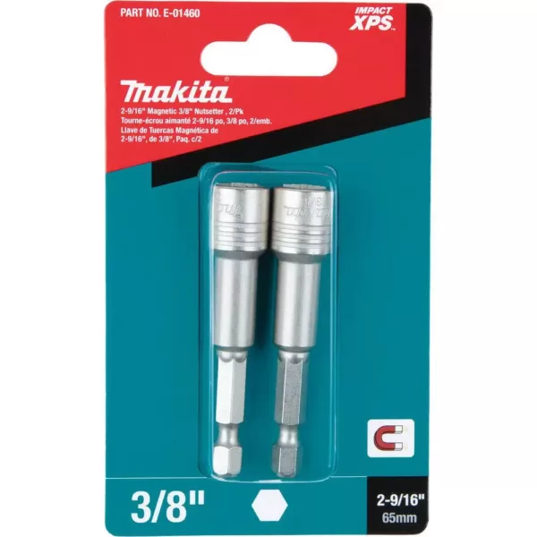 Makita IMPACT XPS 2-9/16 in. Magnetic 3/8 in. Nutsetter (2-Pack)