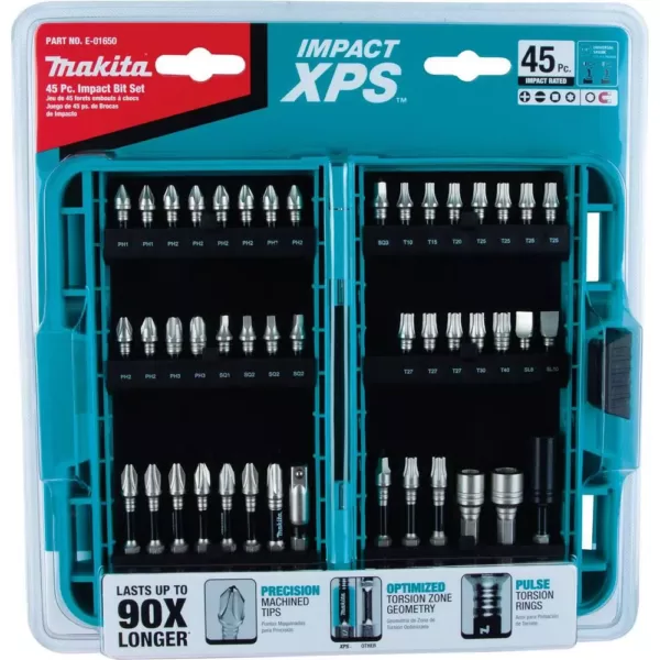 Makita IMPACT XPS Impact Bit Set (45-Piece)