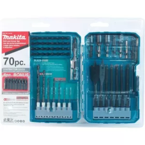 Makita Impact Drill-Driver Bit Set (70-Piece), Steel