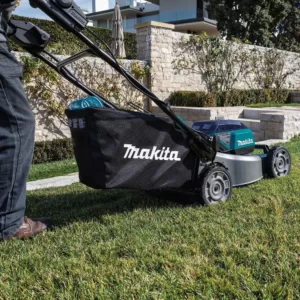 Makita 18 in. 18-Volt X2 (36-Volt) LXT Lithium-Ion Cordless Walk Behind Self Propelled Lawn Mower Kit with 4 Batteries (5.0 Ah)