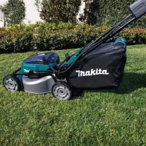 Makita 18 in. 18-Volt X2 (36-Volt) LXT Lithium-Ion Cordless Walk Behind Self Propelled Lawn Mower Kit with 4 Batteries (5.0 Ah)